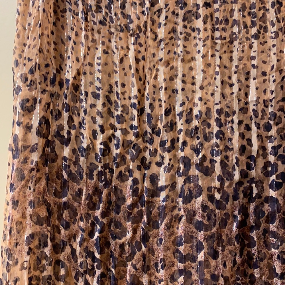 Animal print scarf